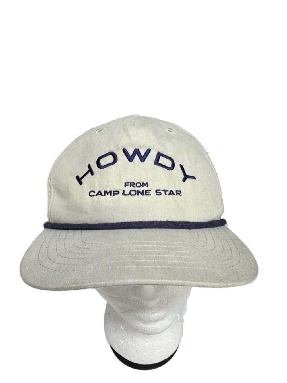 Big Accessories 'Howdy from Camp Lone Star' Snapback Rope Hat